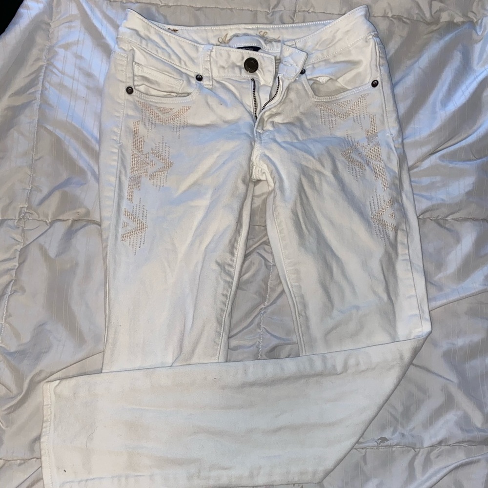 White jeans